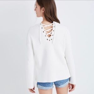 *SALE* Madewell lace-back sweater